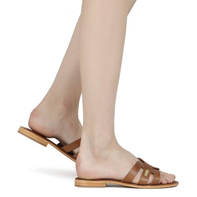 LES TROPEZIENNES Flip-flops (upper and sole made of genuine leather)