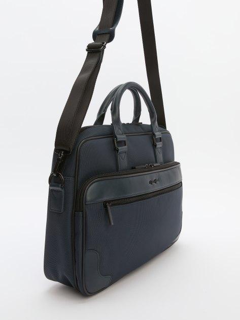 GERARD HENON Laptop bag (textile/genuine leather)