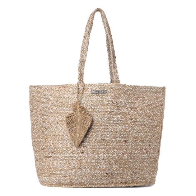 LES TROPEZIENNES Beach bag (jute)