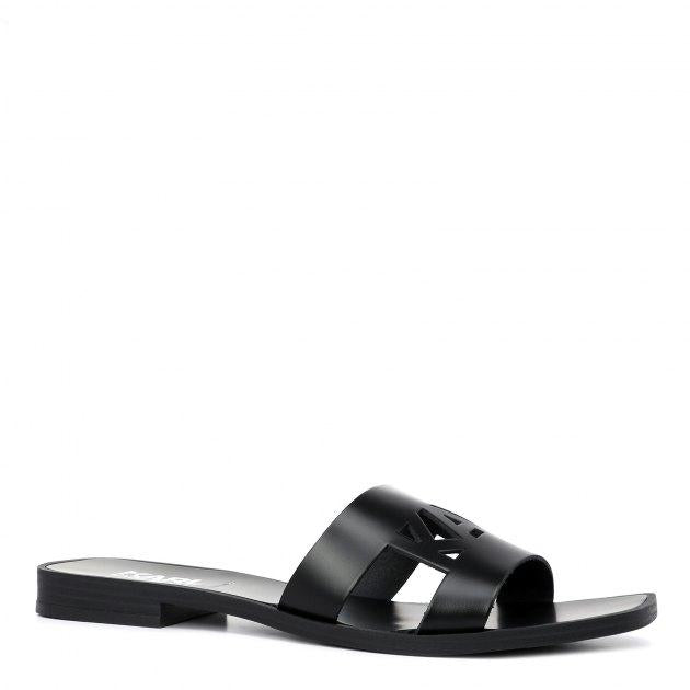KARL LAGERFELD SKOOT II Karl Kut-Out Slides (genuine leather)