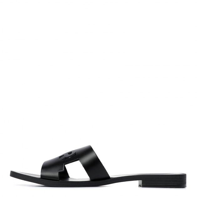 KARL LAGERFELD SKOOT II Karl Kut-Out Slides (genuine leather)