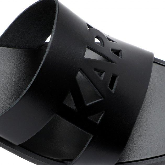 KARL LAGERFELD SKOOT II Karl Kut-Out Slides (genuine leather)
