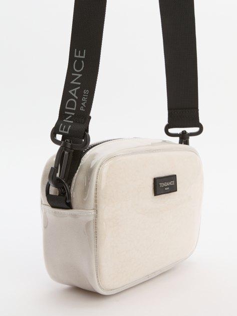 Τσάντα ώμου TENDANCE Crossbody (Καουτσούκ/Faux Fur)