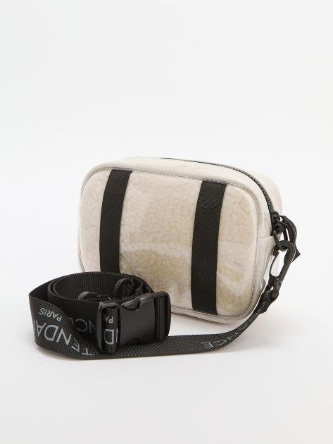 Τσάντα ώμου TENDANCE Crossbody (Καουτσούκ/Faux Fur)