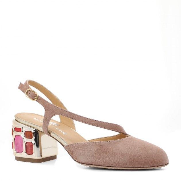GIOVANNI FABIANI Slingbacks (genuine suede/genuine leather sole)