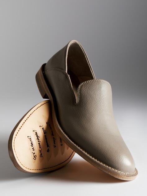 OFFICINE CREATIVE Slippers (upper and sole made of genuine leather)
