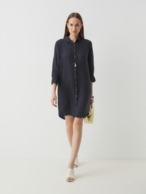 MAISON DAVID Shirt Dress (Linen)