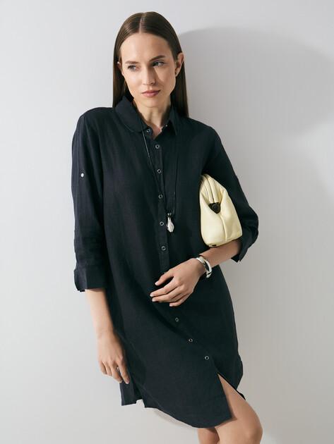 MAISON DAVID Shirt Dress (Linen)