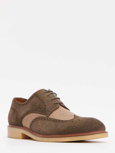 TENDANCE Derby (natural suede/textile)
