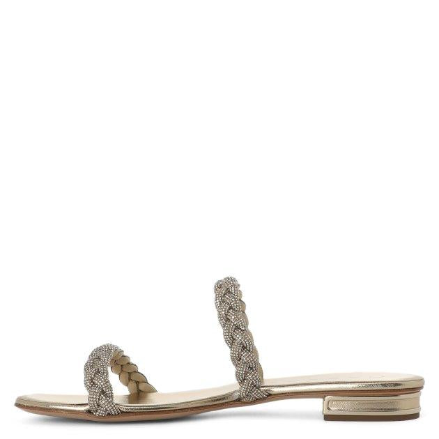 CASADEI VENEZIA Slippers (cotton/leather sole)
