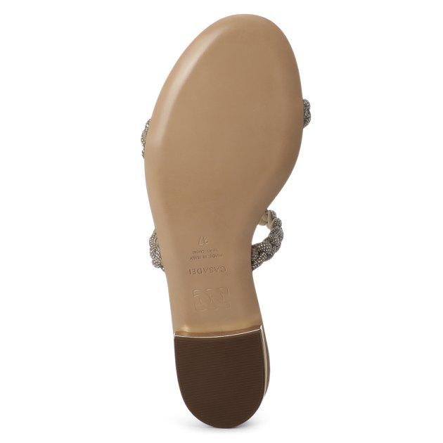 CASADEI VENEZIA Slippers (cotton/leather sole)