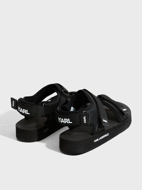 Σανδάλι KARL LAGERFELD ATLANTIK με διπλό λουράκι (γνήσιο δέρμα/ύφασμα)