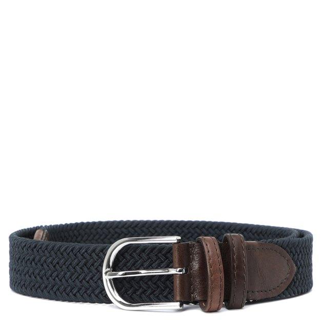 CALZETTI Belt (textile/genuine leather)