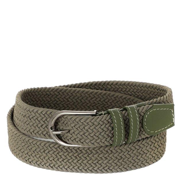 CALZETTI Belt (textile/genuine leather)