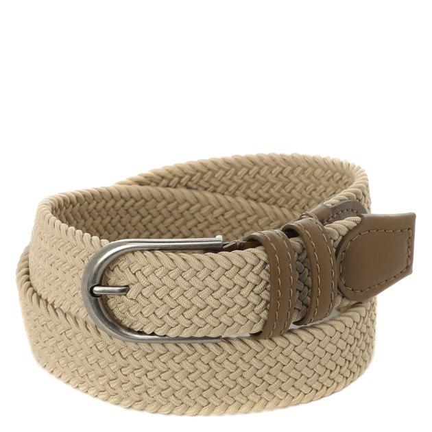 CALZETTI Belt (textile/genuine leather)