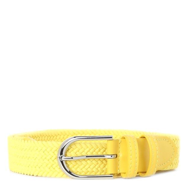 CALZETTI Belt (textile/genuine leather)