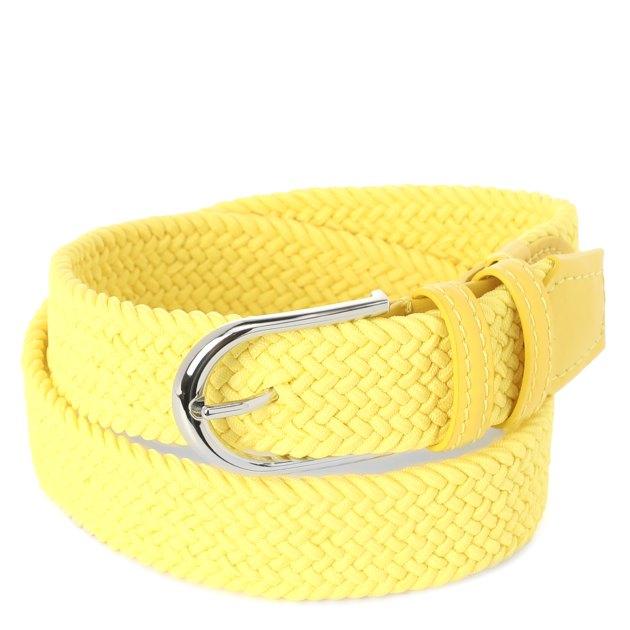 CALZETTI Belt (textile/genuine leather)