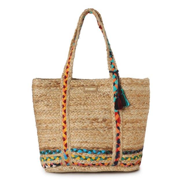 LES TROPEZIENNES Beach bag CHERIYAN (jute/textile)