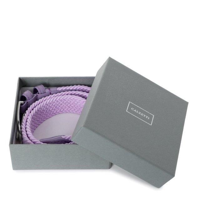 CALZETTI Belt (textile/genuine leather)