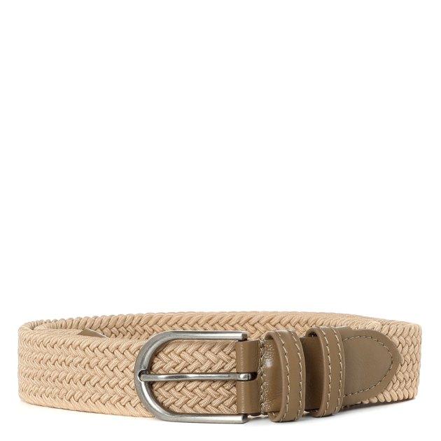 CALZETTI Belt (textile/genuine leather)
