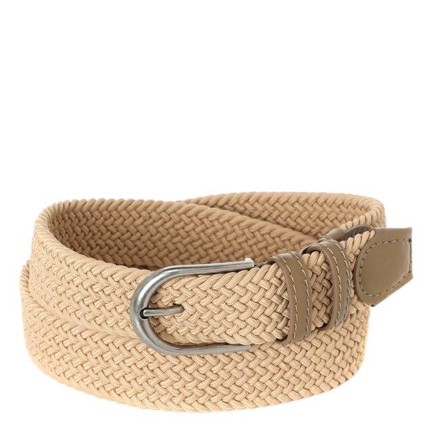 CALZETTI Belt (textile/genuine leather)