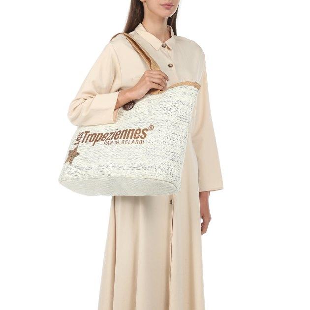 LES TROPEZIENNES Beach bag PANAMA (textile)