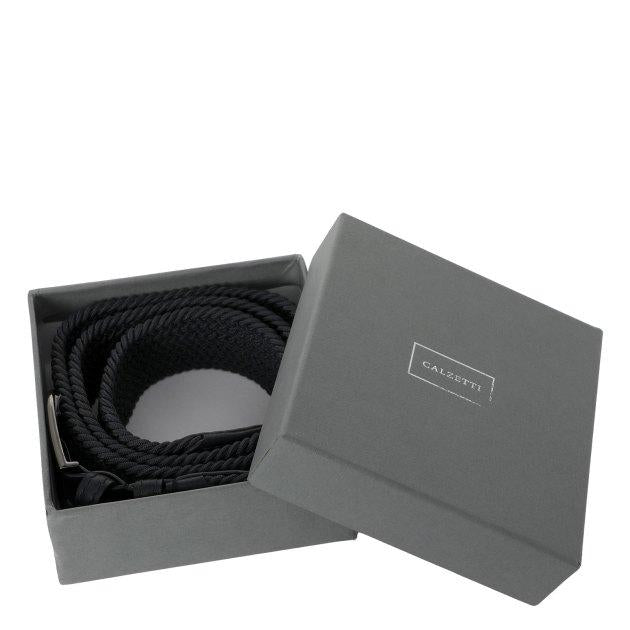 CALZETTI Belt (textile/genuine leather)