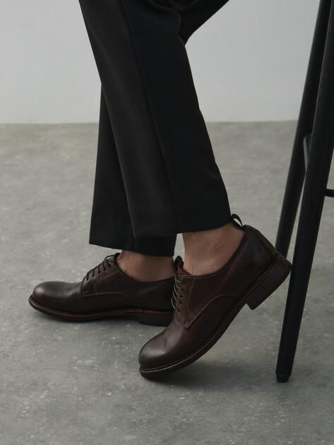 MAISON DAVID Derby (upper and sole made of genuine leather)