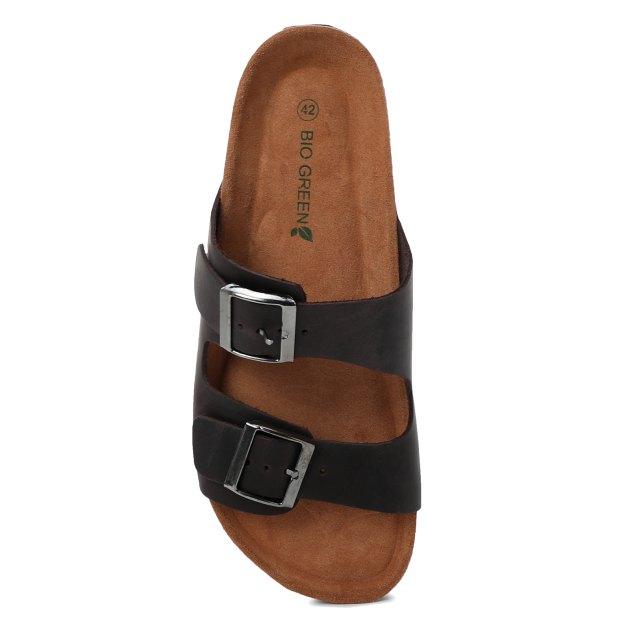 BIO GREEN Flip-flops (natural nubuck)