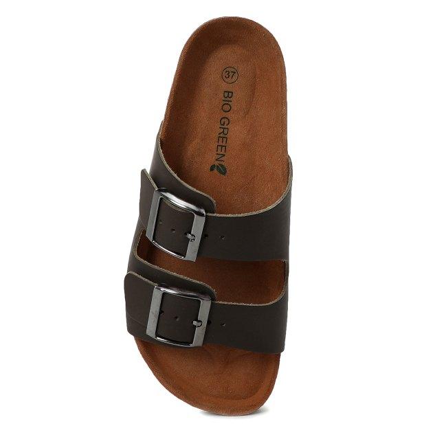 BIO GREEN Flip-flops (natural nubuck)