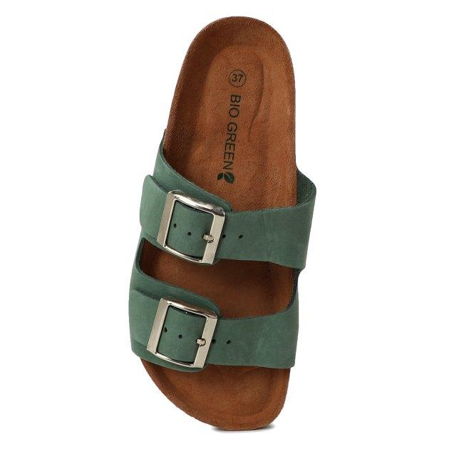 BIO GREEN Flip-flops (natural nubuck)