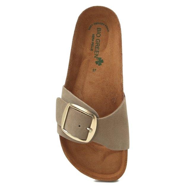 BIO GREEN Flip-flops (natural suede)