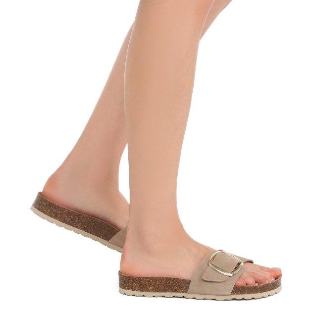 BIO GREEN Flip-flops (natural suede)