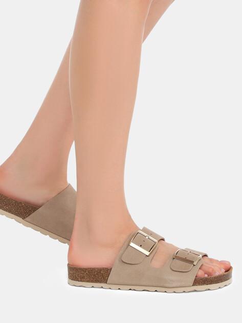 BIO GREEN Flip-flops (natural suede)
