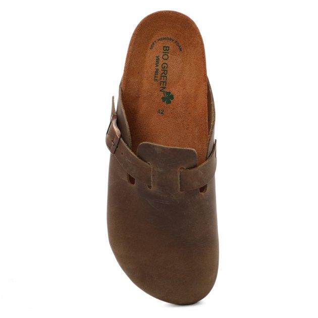 BIO GREEN Flip-flops (natural nubuck)