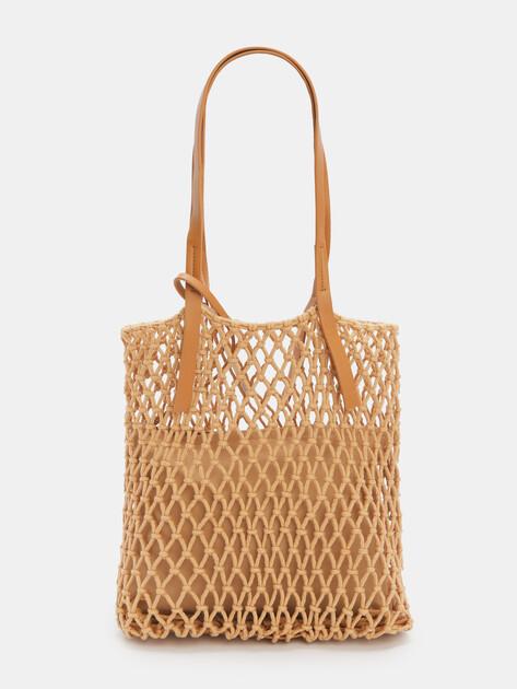 TENDANCE Shopper (jute/faux leather)