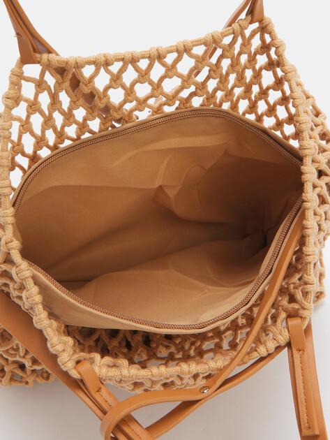 TENDANCE Shopper (jute/faux leather)