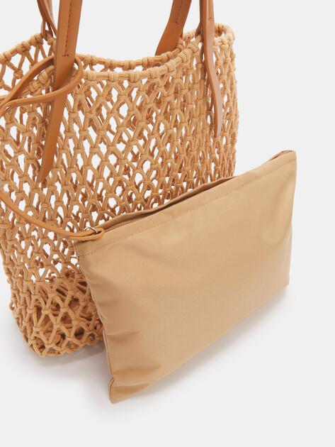 TENDANCE Shopper (jute/faux leather)