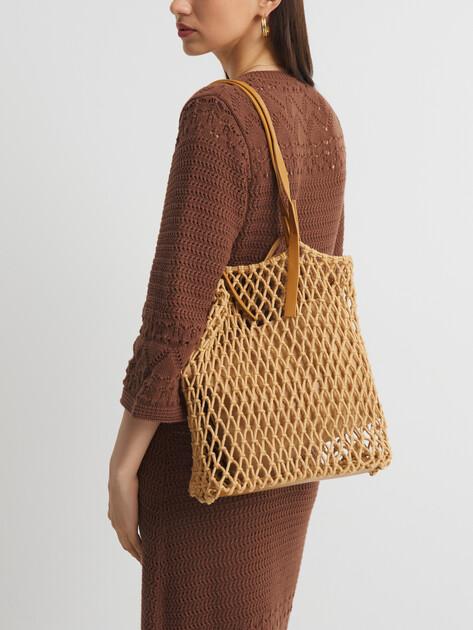 TENDANCE Shopper (jute/faux leather)