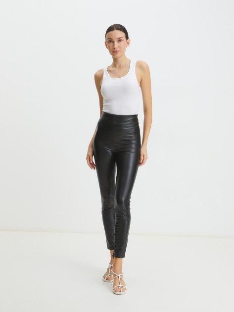 CALZETTI Skinny trousers (faux leather)