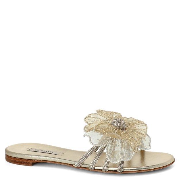 CASADEI FLAT - BELLE EPOQUE Flip-flops (textile/leather sole)
