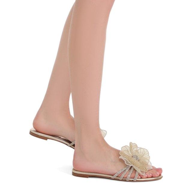 CASADEI FLAT - BELLE EPOQUE Flip-flops (textile/leather sole)