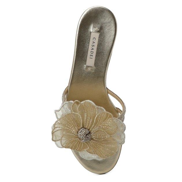 CASADEI FLAT - BELLE EPOQUE Flip-flops (textile/leather sole)