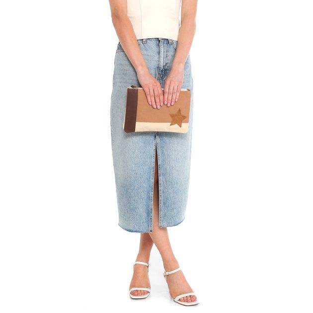 LES TROPEZIENNES Clutch (textile)