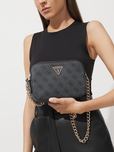 Τσάντα ώμου GUESS Noelle Crossbody Camera (συνθετικό δέρμα)
