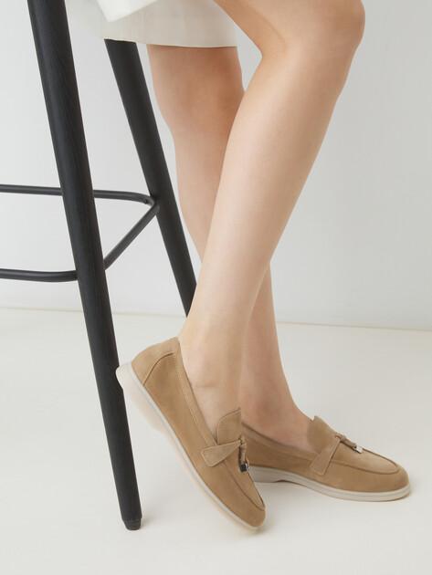 TENDANCE Loafers (natural suede)