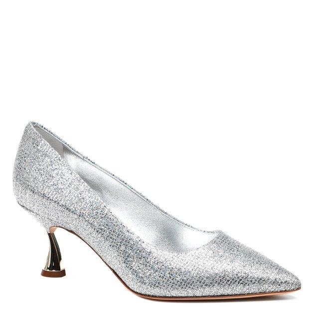CASADEI Туфли K-BLADE-BLADE JOLLY (текстиль/подошва из натуральной кожи)
