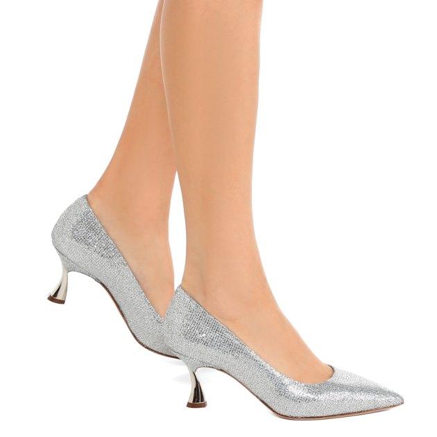 CASADEI Туфли K-BLADE-BLADE JOLLY (текстиль/подошва из натуральной кожи)