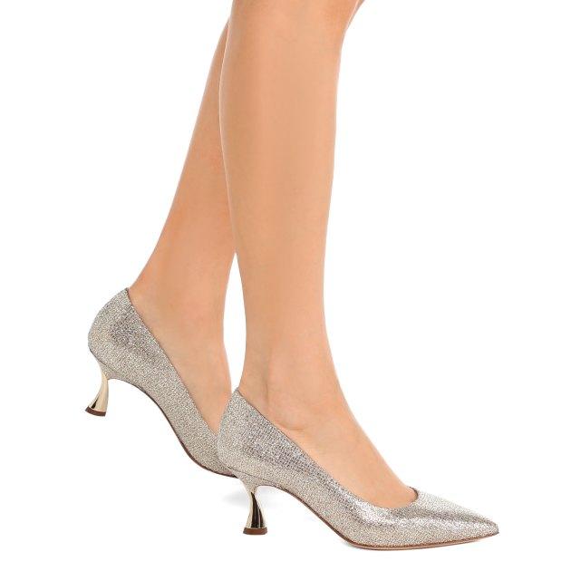 CASADEI Туфли K-BLADE-BLADE JOLLY (текстиль/подошва из натуральной кожи)