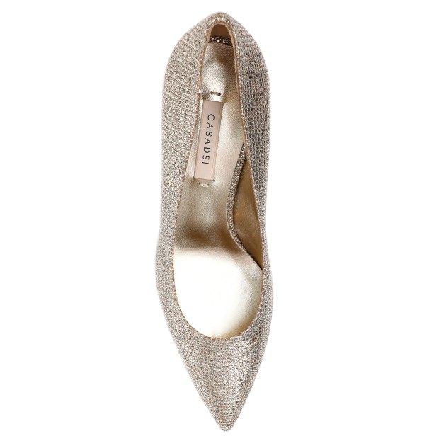 CASADEI Туфли K-BLADE-BLADE JOLLY (текстиль/подошва из натуральной кожи)